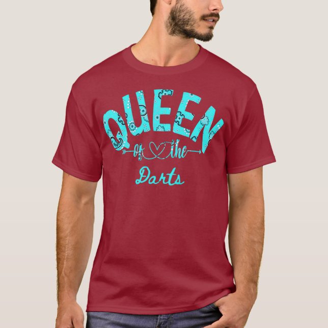 Camiseta Mulheres Rainha De Dardos Premium (Frente)