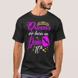 Camiseta Mulheres Rainhas São Nasceres No Sagitário De 10 D
