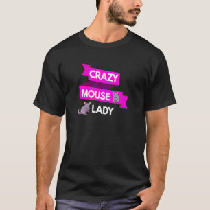 Camiseta Mulheres Rato Louco Senhora Pet Rato Mãe Para Pequ