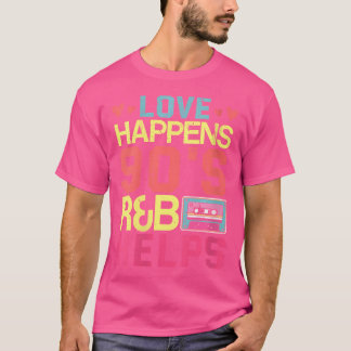 Camiseta Mulheres Rb Artistas Raparigas Vintage 90 S R & B 
