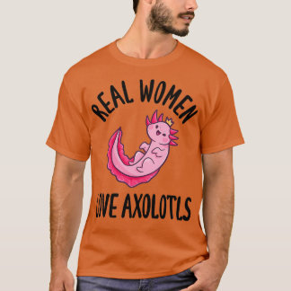 Camiseta Mulheres Reais Adoram Axolots 1