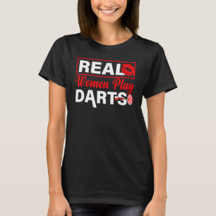 Camiseta Mulheres Reais Jogam Dardos Dart Jogador de Dart M