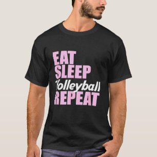 Camiseta Mulheres Repetem Voleibol No Sono