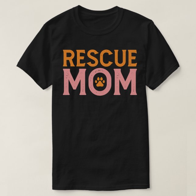 Camiseta Mulheres Resgatam Mamãe, Salvando Animais, Salvame (Frente do Design)