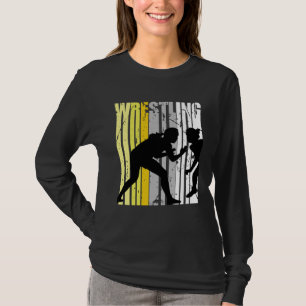 Camiseta Mulheres Retro Luta Livre Retro Adolescente Adoles