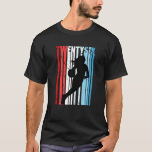 Camiseta Mulheres Retro Mulheres 26ª Jogada de Aniversário