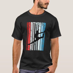 Camiseta Mulheres Retro Mulheres 44 Dançarinas Birthday Dan