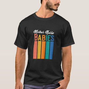 Camiseta Mulheres Retrô Sunset Mãe Mamães Enfermeiras