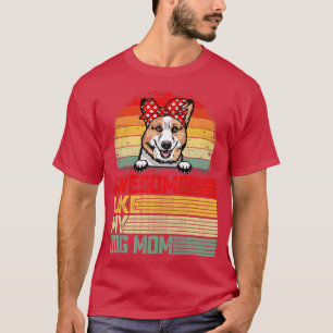 Camiseta Mulheres Retro Vintage Incrível Como Meu Cachorro
