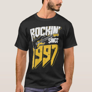 Camiseta Mulheres Rochando Desde 1997 Vintage Rock Music Fa