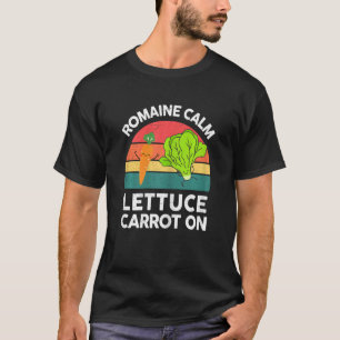 Camiseta Mulheres Romaine Calm Letturização Cenoura Veganis