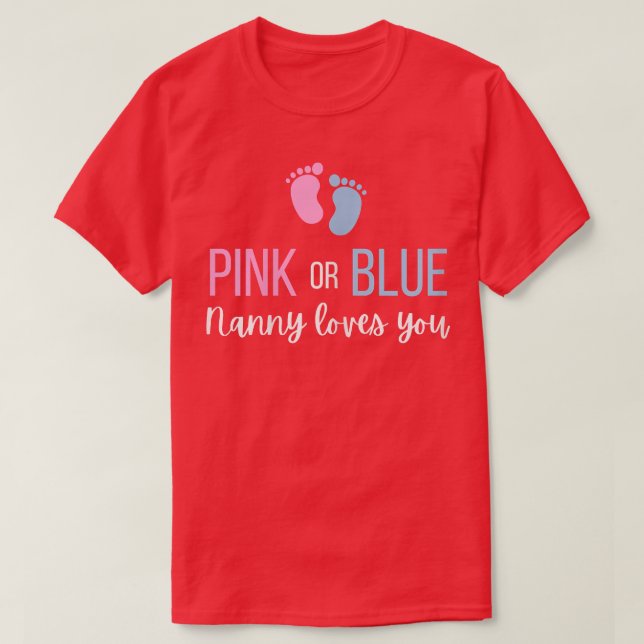 Camiseta Mulheres Rosa Ou Azul Menino Sexo Revelem Festa Na (Frente do Design)
