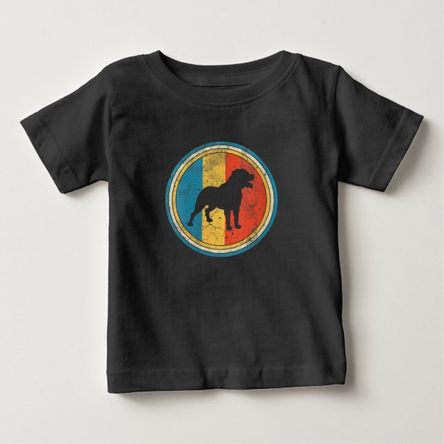 Camiseta Mulheres Rottweiler Cachorro Incomodado (Frente)