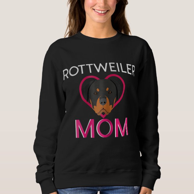 Camiseta Mulheres Rottweiler Mãe (Frente)