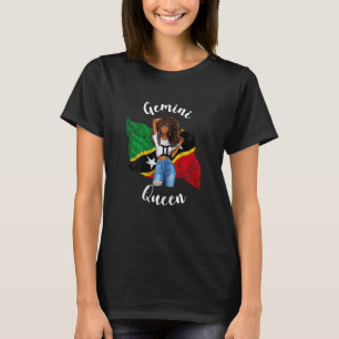 Camiseta Mulheres Ruas Kitts Rainha Gemini Astro