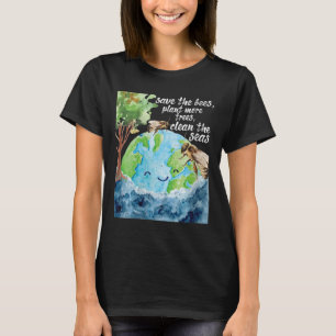 Camiseta Mulheres Salvem Abelhas - Proteção Ambiental