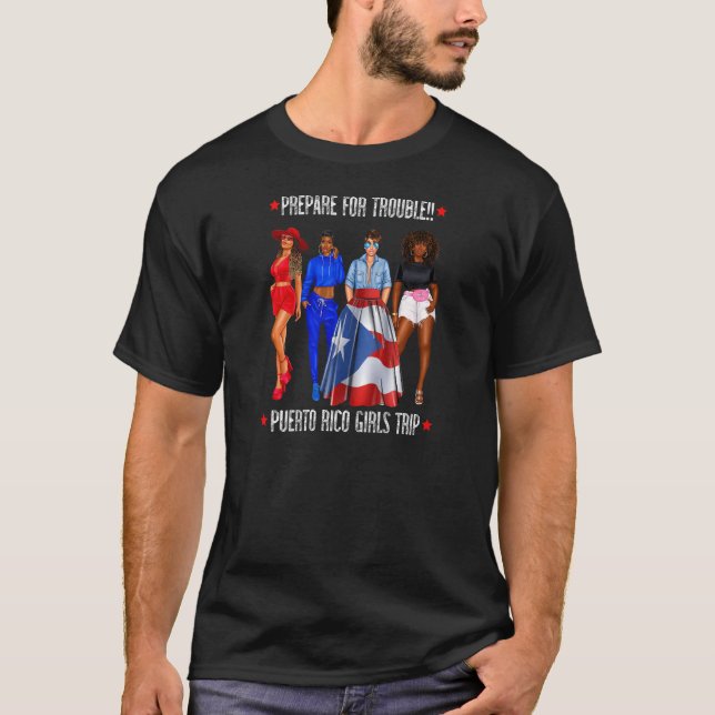 Camiseta Mulheres se Preparam para Problemas Mulheres Despe (Frente)
