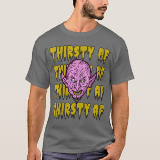 Camiseta Mulheres sedentas AF Vampiro Vintage Horror Hallow