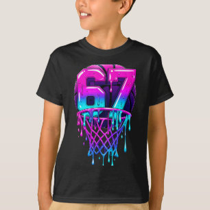 Camiseta mulheres Seis Drip Basquete Sete 67