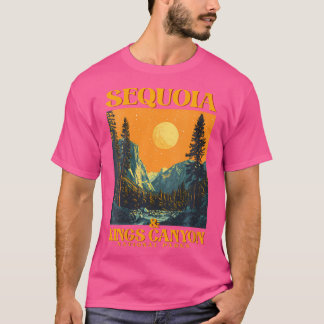 Camiseta Mulheres Sequoia Kings Canyon National Parks Mulhe
