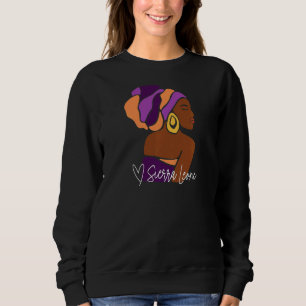 Camiseta Mulheres Serra Leoa África Herança Étnica Vibrante