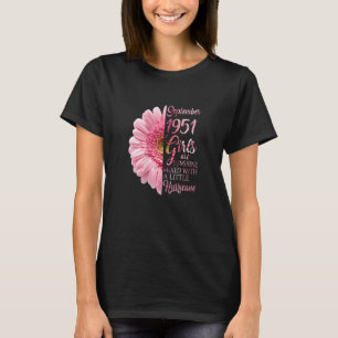 Camiseta Mulheres Setembro Meninas 1951 Aniversário 71 Anos
