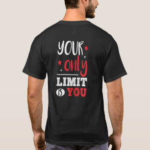 Camiseta Mulheres Seu Único Limite É Você Motivacional Limi