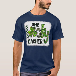 Camiseta Mulheres Shamrock Uma Rua De Professores Sortudos