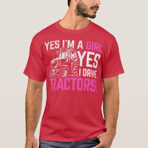 Camiseta Mulheres Sim Eu Sou Uma Garota Sim Eu Conduzo Trat
