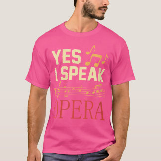 Camiseta Mulheres Sim Falo Cantora De Ópera Cantando Vocali