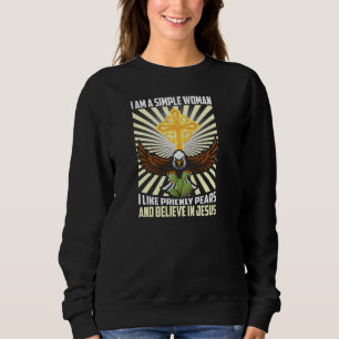 Camiseta Mulheres Simples Como Pera Rápida E Acredita Em Je
