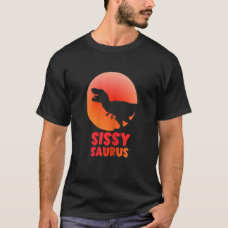 Camiseta Mulheres Sissysaurus Dinosaur Sissy Saurus Mães