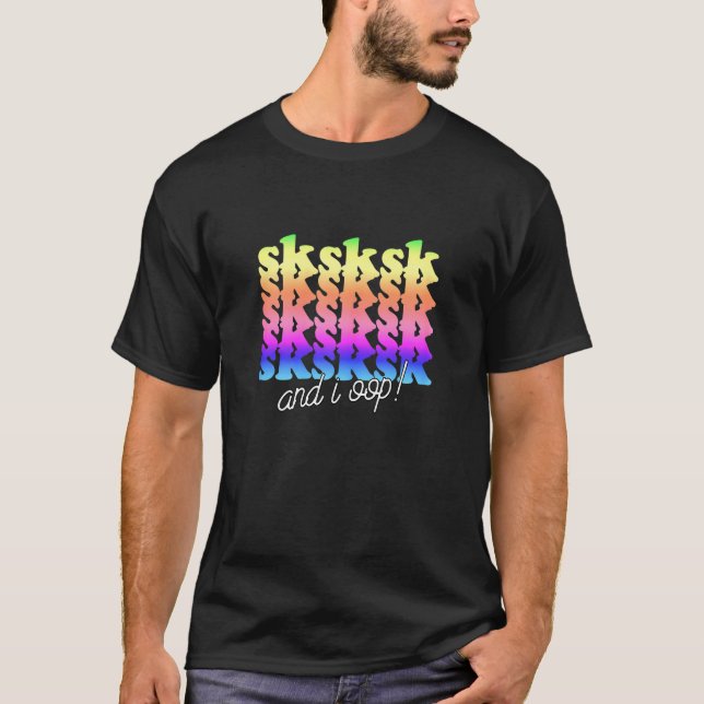 Camiseta Mulheres SKSKSK E Eu Oop Pule Uma Palha Save the T (Frente)