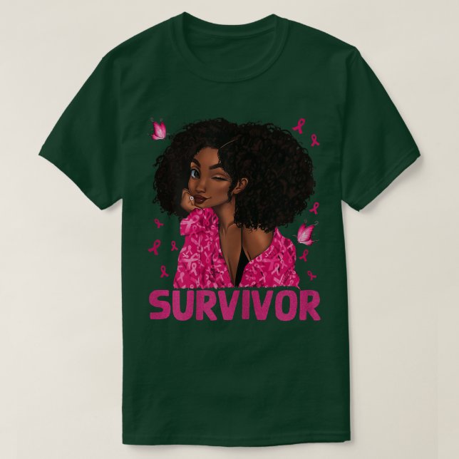 Camiseta Mulheres Sobreviventes do Câncer da Mama Rosie Riv (Frente do Design)