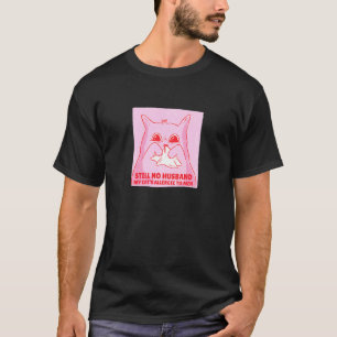Camiseta Mulheres Solteiras Relacionamento Gatos Alérgicos 