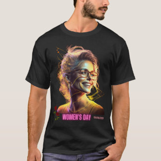 Camiseta Mulheres sorrindo Celebrando Força e Resiliência