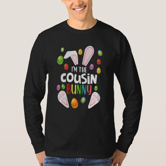 Camiseta Mulheres sou a família do primo Coelhinho Engraçad (Frente)