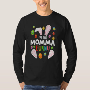 Camiseta Mulheres, sou a Mãe Coelhinha Engraçada Família Co