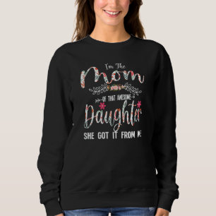 Camiseta Mulheres, sou a mãe daquela filha maravilhosa mãe