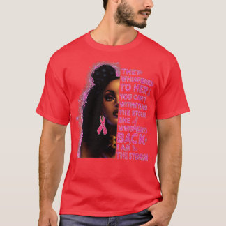 Camiseta Mulheres sou a tempestade Mulheres fortes Canceres