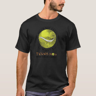 Camiseta Mulheres sou a tênis que grita alto jogo de tênis