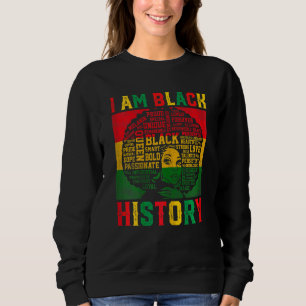 Camiseta Mulheres Sou História Negra Afro-Americana