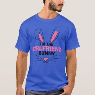 Camiseta Mulheres sou o Namorada Coelhinho Gráfico de Sabor