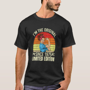 Camiseta Mulheres sou o original desde 1975, Legal Style Re