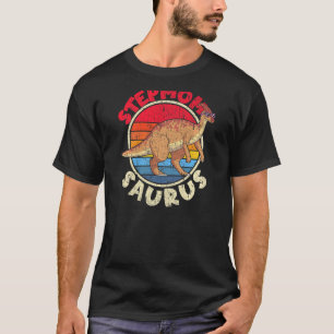 Camiseta Mulheres Stepman Saurus I Parasaurolophus I Famíli