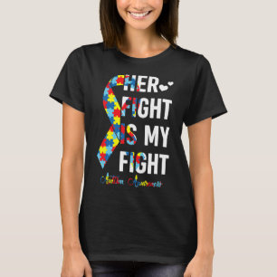 Camiseta Mulheres Sua Luta É Minha Luta Contra Autismo Sens