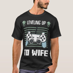 Camiseta Mulheres Subindo de Nível para Casais de Jogadores