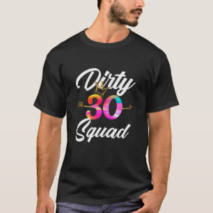 Camiseta Mulheres Sujas 30 aniversário de 30 anos de Esqua