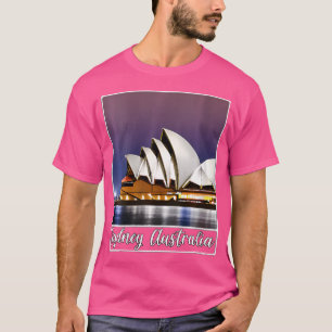 Camiseta Mulheres Sydney Opera House Sydney Austrália