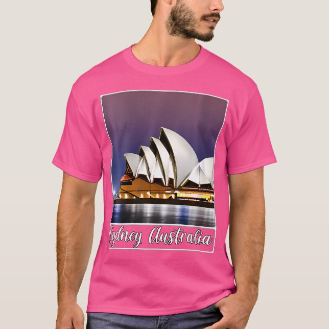 Camiseta Mulheres Sydney Opera House Sydney Austrália (Frente)